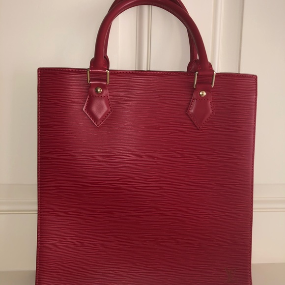 Louis Vuitton Red Epi Leather Tote Bag - Picture 1 of 11